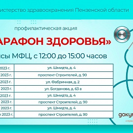 Пензенцы смогут проверить свое здоровье в офисах МФЦ